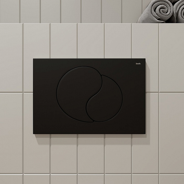 Клавиша смыва, универсальная, чёрная, Unifix, 002, IDDIS, UNI02MBi77