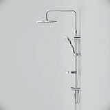 F0750A100 Inspire V2.0 душ.система, набор: верхн.душ d 250 мм, ручн.душ 3 ф-ции d 120 мм, переключат