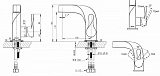 Смеситель для раковины Bravat Wave F174108C-2