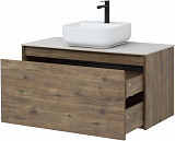 Тумба под раковину Aquanet Nova Lite 100 дуб рустикальный (1 ящик) 00249520