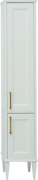 Пенал Aquanet Бостон 36 L белый матовый (ручки золото) 00242219