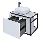 Тумба под раковину Aquanet Nova Lite Loft 75 L белый 00261650