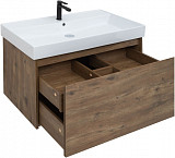 Тумба под раковину Aquanet Nova Lite 90 дуб рустикальный (1 ящик) 00249517
