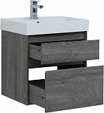 Тумба под раковину Aquanet Nova Lite 60 дуб рошелье (2 ящика) 00242577