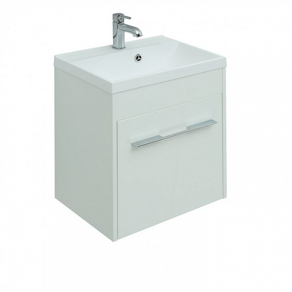 Тумба под раковину Aquanet Августа 50 белый (ручки хром) 00274140