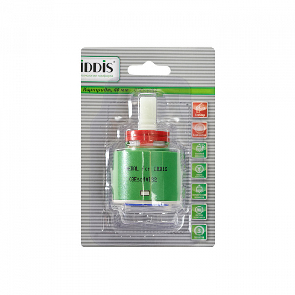Картридж, 40 мм, EcoStop, EcoControl, 03, IDDIS, 03ESC40i82