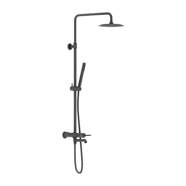 936740300 Scandinavian Pure душевая система с ванно душевым смесителем, чёрный