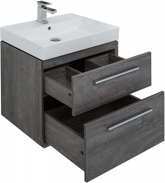 Мебель для ванной Aquanet Nova 60 дуб рошелье (2 ящика) 00246281