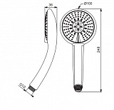 Душевая лейка Vidima Fresh BA210AA