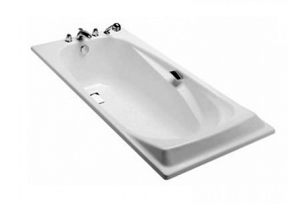 Чугунная ванна Jacob Delafon Repos 180x85 с отверстиями под ручки E2903-00