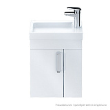 Тумба подвесная, 40 см, полки справа, белая, TORR, IDDIS, TOR40WRi95. Подходит умывальник 0014000U28