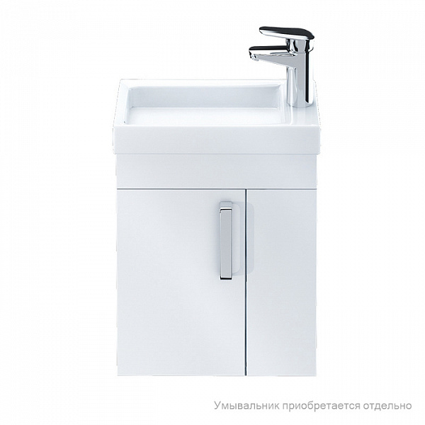 Тумба подвесная, 40 см, полки справа, белая, TORR, IDDIS, TOR40WRi95. Подходит умывальник 0014000U28