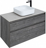 Тумба под раковину Aquanet Nova Lite 100 дуб рошелье (2 ящика) 00242582