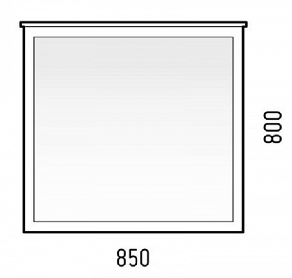 Зеркало Corozo "Таормина 85"