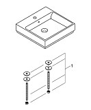 Раковина накладная Grohe Cube Ceramic 3947800H