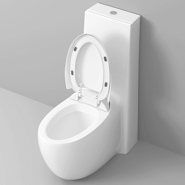 Унитаз GR-4424 Solis (690*420*880) напольный с толстой крышкой, 1 место