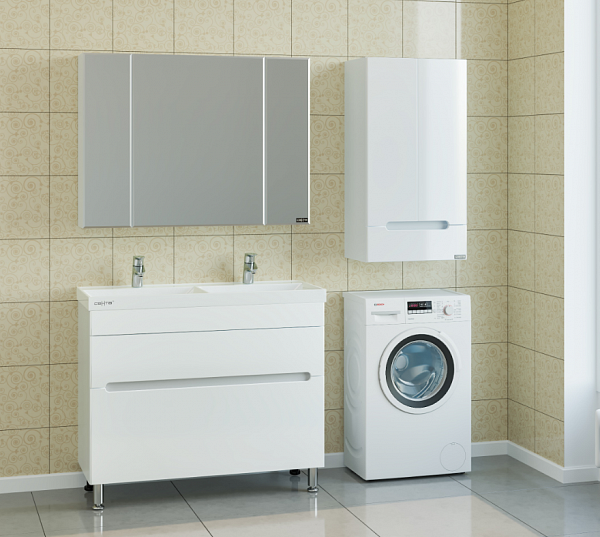 Подвесной шкаф над стиральной машиной Лондон 48х90 Санта 424003