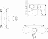 Смеситель для душа Bravat Drop-D F948162C-01