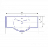 Раковина Классик 105 SD-00000373