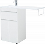 Тумба под раковину Aquanet Токио 48 белый (напольная, 1 ящик, 2 дверцы) 00237744