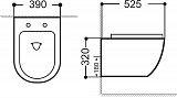 Унитаз подвесной Aquanet Rimless Cetus 2.0 W LX-1901 Cetus 2.0 W