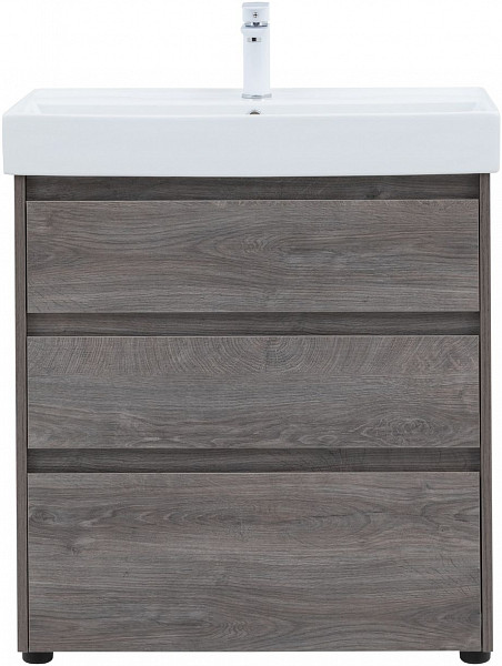 Тумба под раковину Aquanet Nova Lite 75 дуб рошелье (3 ящика) 00302473