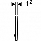 Клавиша смыва Geberit Sigma 20 115.893.JT.1