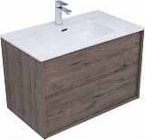 Тумба под раковину Aquanet Lino 80 (Flat) дуб веллингтон 00287543