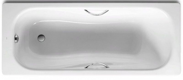 Стальная ванна Roca Princess-N 170x75 2202E0000 с отверстиями под ручки