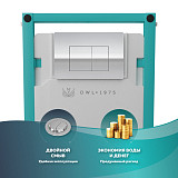 Кнопка смыва Nikel Chrome Glance для инсталляции Hasvik (Хасвик), ABS пластик