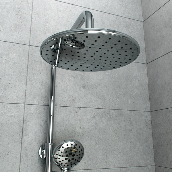 Душевой гарнитур с верхней лейкой, хром, Ray, IDDIS, RAYSB3Fi76