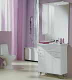 Зеркало-шкаф Акватон Майами 75x111 1A047502MM01L левый с подсветкой