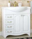 Тумба под раковину Corozo Классика 80 белая SD-00000351