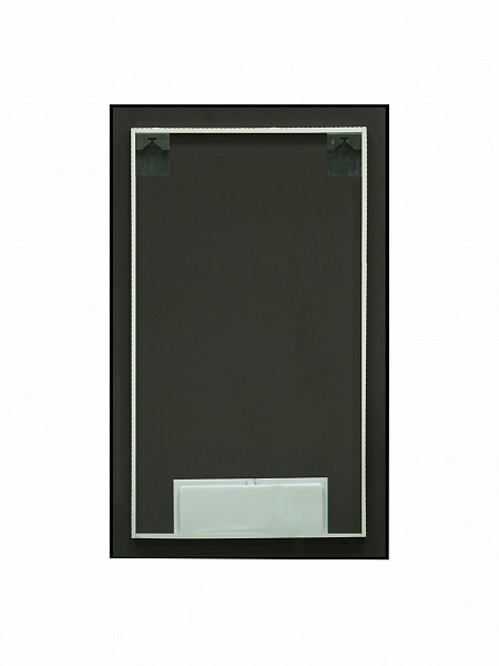 Зеркало Континент "Amer Led" с фоновой подсветкой, бесконтактным сенсором, черной окантовкой 600х1200