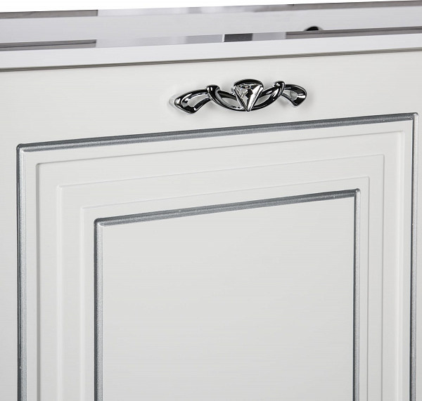 Тумба под раковину Aquanet Паола 120 белый/серебро 00181763