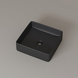 Серый матовый умывальник накладной, Slide, IDDIS, SLIGM01i27