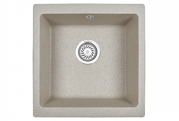 Мойка кухонная Granula квадратная кварц 4451, ПИРИТ