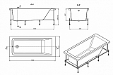 Акриловая ванна Roca Easy 170x70 ZRU9302905