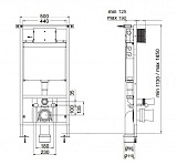 Инсталляция для унитазов Bocchi 8010-1000 (T02-2113)