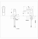Смеситель для раковины Bravat Iceberg F176110G