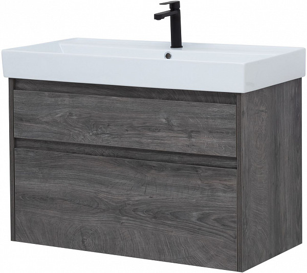 Тумба под раковину Aquanet Nova Lite 90 дуб рошелье (2 ящика) 00242267