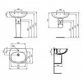 Раковина Ideal Standard Tesi 65 см T3513V1