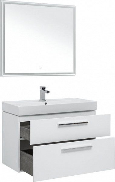 Мебель для ванной Aquanet Nova 90 белый (2 ящика) 00243256