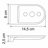 Мыльница решетка Wasserkraft Kammel K-8369