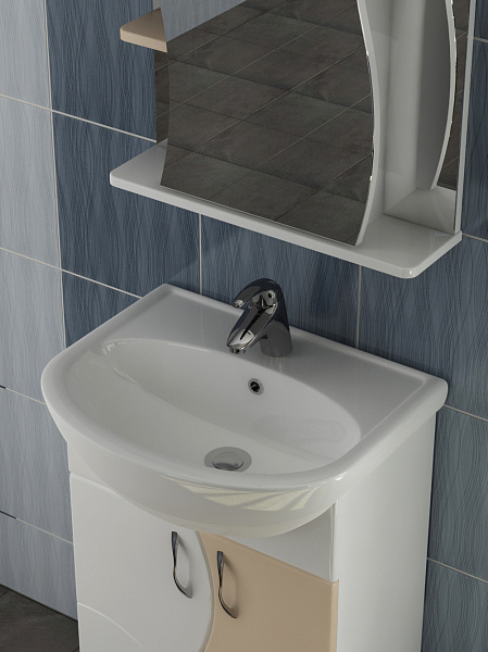 Тумба под раковину VIGO Alessandro 50 см tn.ALE.UYU.55.2D беж