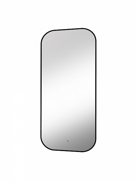 Зеркало Континент "Torry Led" с фоновой подсветкой, бесконтактным сенсором, черной окантовкой 600х1000