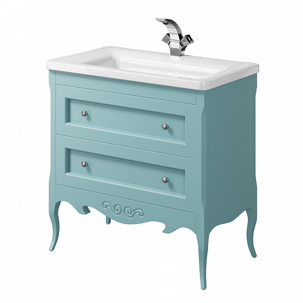 Тумба под раковину Creto Viva Blue 85