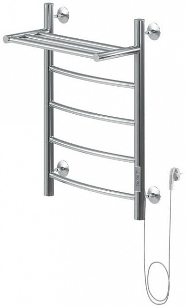 Полотенцесушитель электрический Aquanet Romeo 60х40 Тэн справа, с полкой 00281989