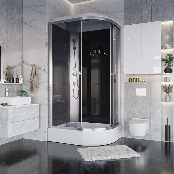 Душ.каб. Niagara Eco E120/80/26L/TN (1200х800х2150) 4 места