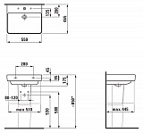 Полупьедестал Laufen Pro S 8.1996.3.000.000.1